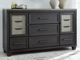 Tampa Furniture Outlet Lutz - Ashley Furniture - Foyland Bedroom - Dresser / Black/Brown - B989-31